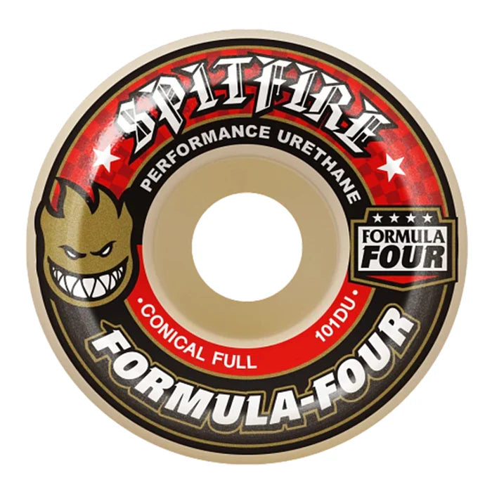 SPITFIRE FORMULA FOUR CONICAL FULL 52MM 101D (Set of 4)